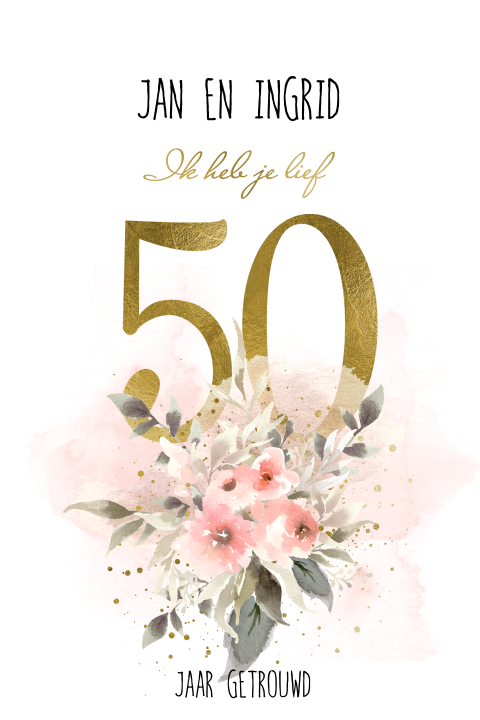 60 Jaar Getrouwd Goud