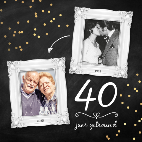 Uitnodigingskaarten Voor 40 Jarig Huwelijk