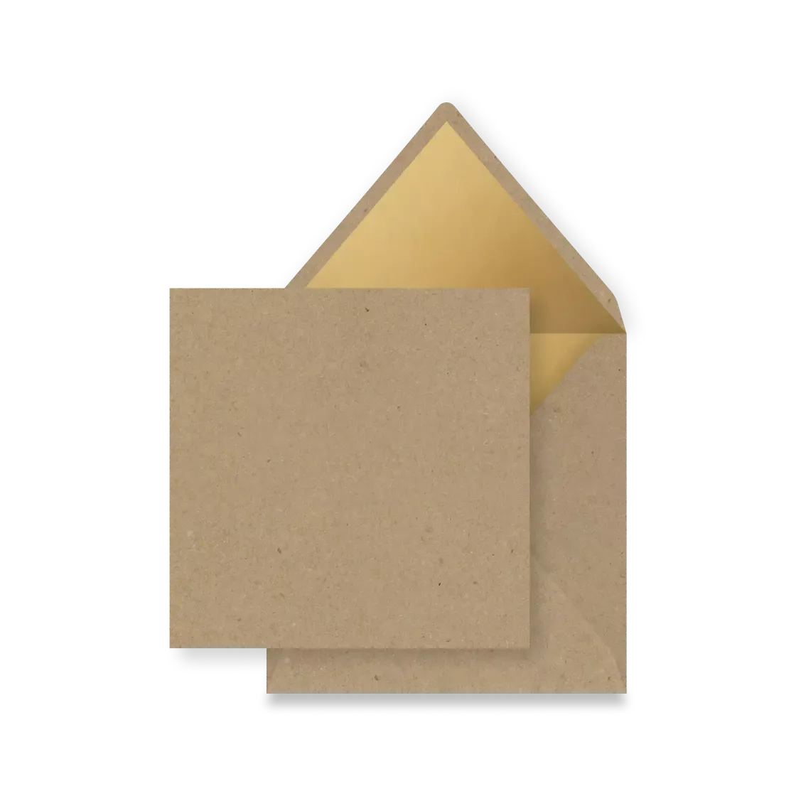 Envelop zand met gouden inlay
