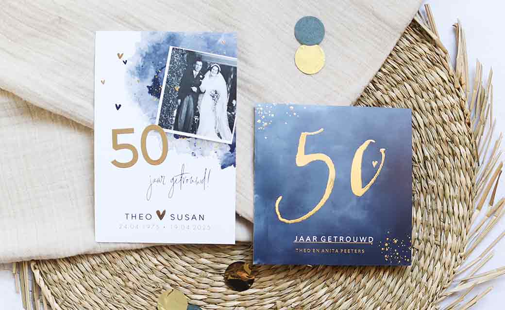 Jubileum 50 jaar getrouwd